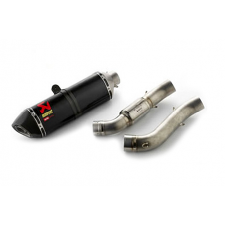 AKRAPOVIC slip-on Homologated Exhaust kit W/Racing Header - Carbon