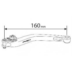 Unfoldable Clutch Lever 16 Black Selector Red