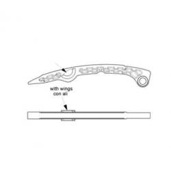 Chain tensioner sliding block