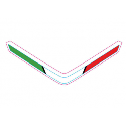 Front fairing decal ITALIA