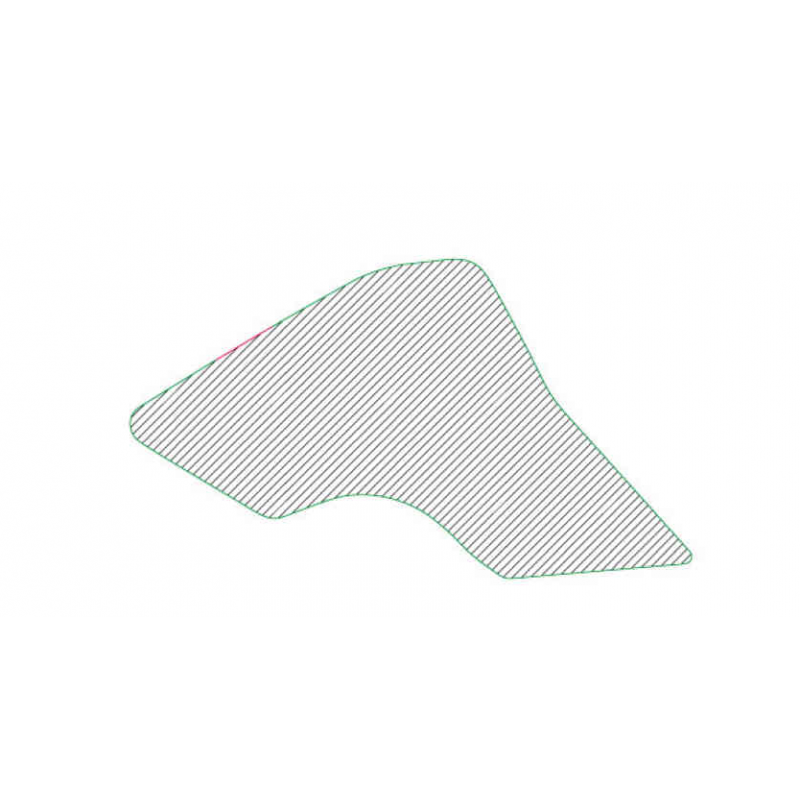 RH heel guard decal