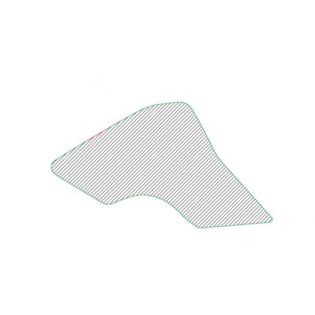 RH heel guard decal