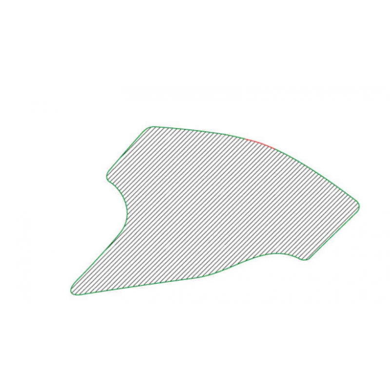 LH heel guard decal