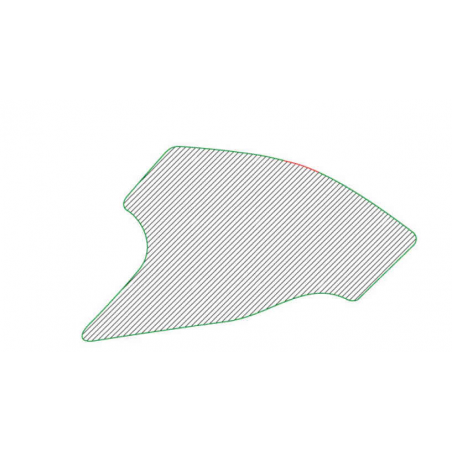 LH heel guard decal