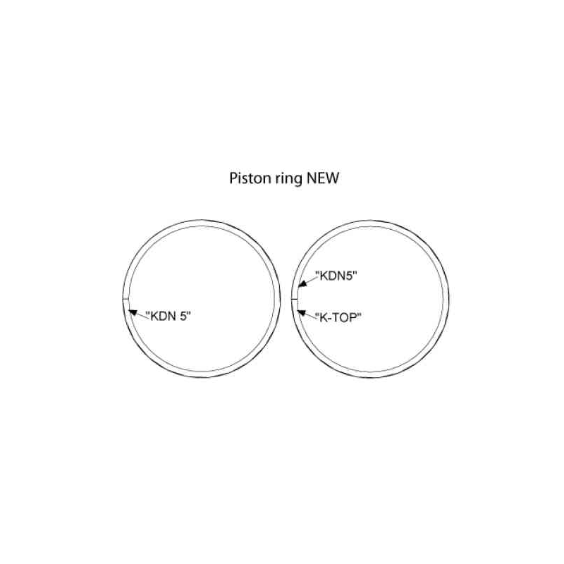 Piston ring new version