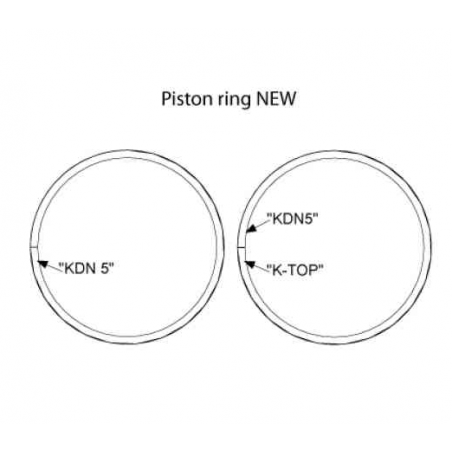 Piston ring new version