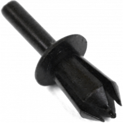 Plastic rivet, black