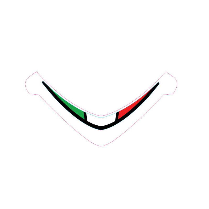 Front fairing decal
