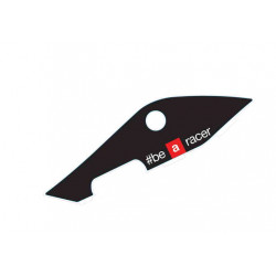 LH lower tail fairing decal "be a recer"