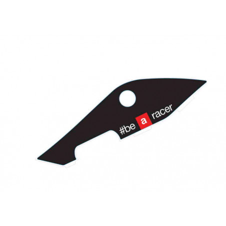 LH lower tail fairing decal "be a recer"