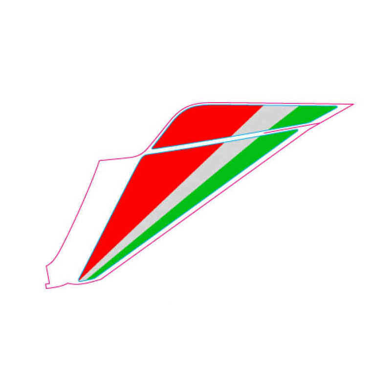 LH rear fairing dec.