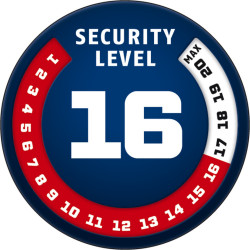 Skivbromslås 68 yellow half