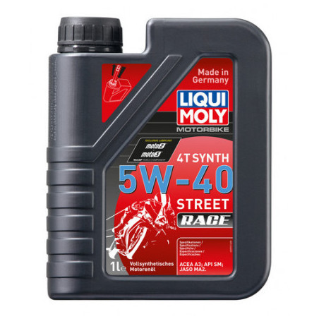 LIQUI MOLY MOTORBIKE 4T SYNTH 5W-40 STREET RACE 1L
