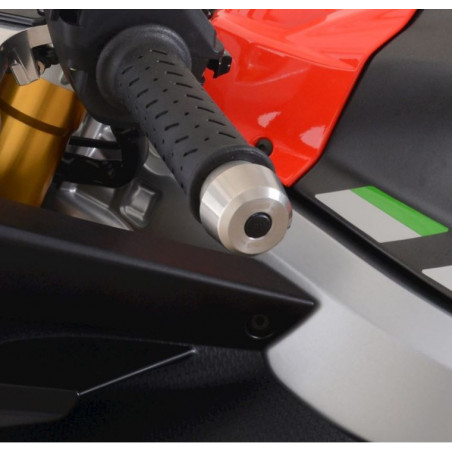 R&G Stainless Steel Bar Ends for the Aprilia RS660 '21-