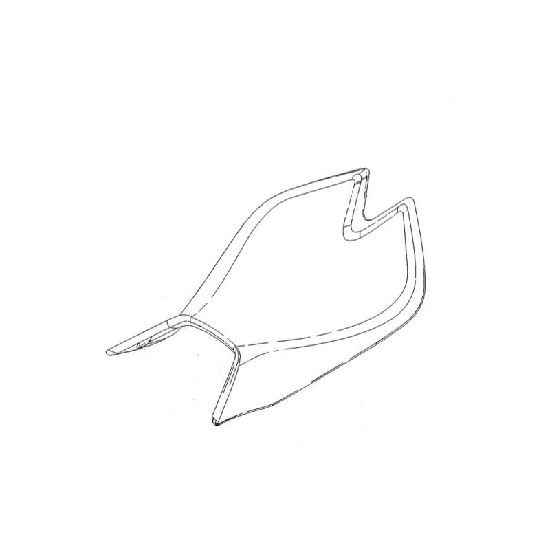 Driver saddle, black