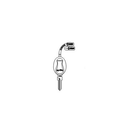 "Aprilia" key w/out transpo.