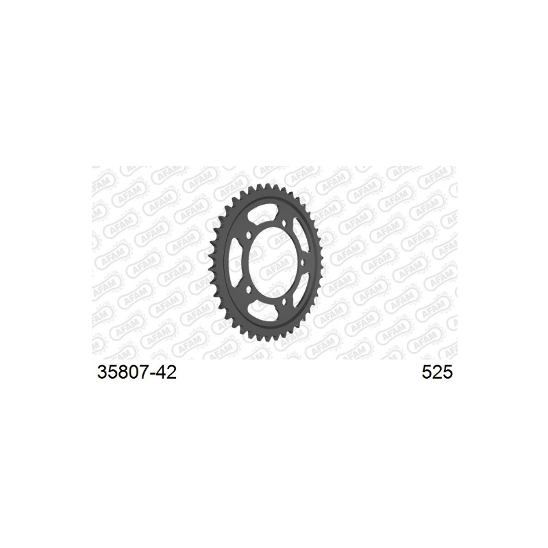 Afam standard steel Rear Sprocket 42