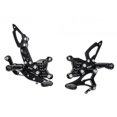 Bonamici Aluminium Rearsets Aprilia RSV4 RF - Tuono V4 (street) + KSA01