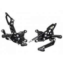 Bonamici Aluminium Rearsets Aprilia RSV4 RF - Tuono V4 (race) + KSA01