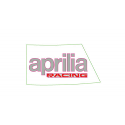 RH Fuel tank decal "aprilia racing" Colour: Aprilia Black [Black]