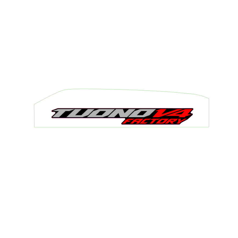 LH side fairing decal "TUONO" Colour: Aprilia Black [Black]