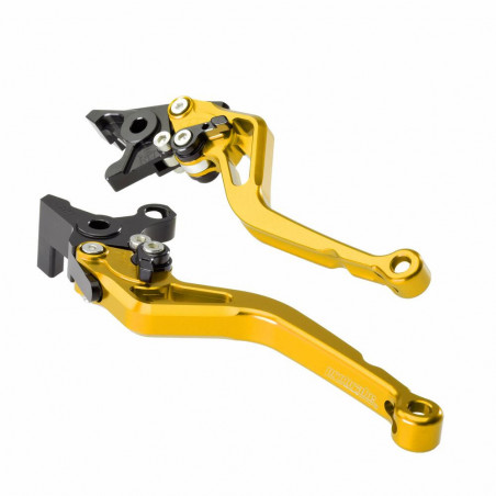 BRAKE CLUTCH LEVERS SET MIDI GOLD