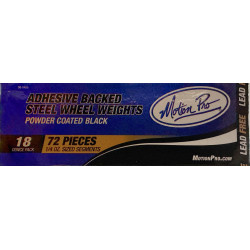 Motion Pro WEIGHT WH STL BK 1/4 18OZ - 72 PACK