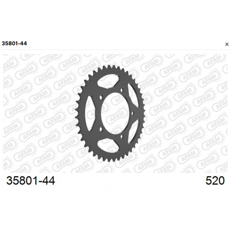 AFAM Rear sprocket 44T