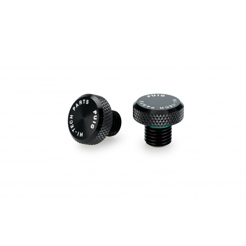 PUIG M10/125 REARVIEW MIRROR CAPS Side Right + Right BLACK