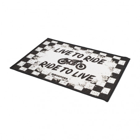 Oxford Door Mat "Live to ride"