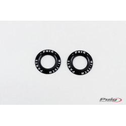 PUIG Set Aluminium rings Black for PHB19 Swing Arm Protector
