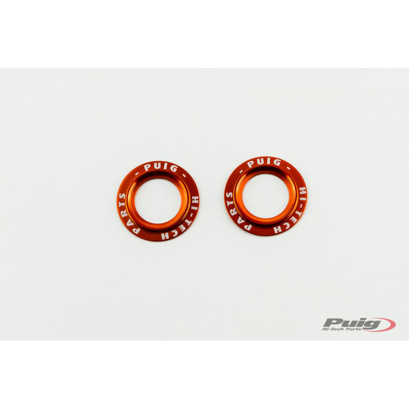 PUIG Set Aluminium rings Orange for PHB19 Swing Arm Protector