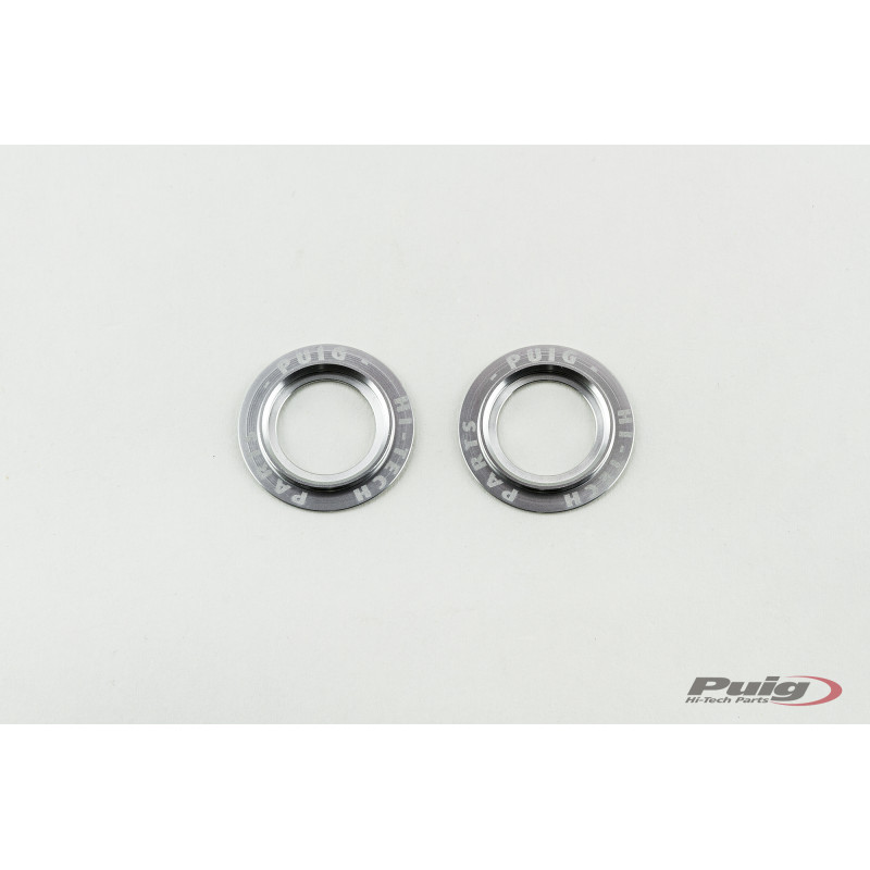 PUIG Set Aluminium rings Silver for PHB19 Swing Arm Protector