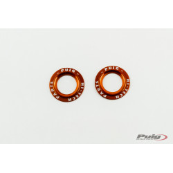 PUIG Set Aluminium rings Orange for PHB19 FRONT FORK PROTECTOR