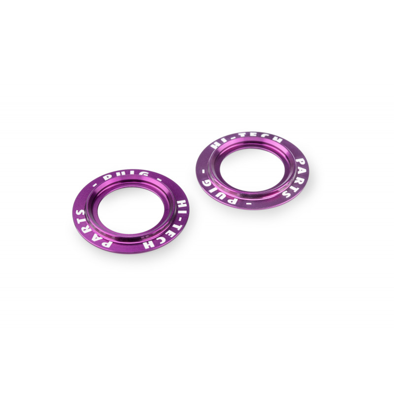 PUIG Set Aluminium rings PURPLE for PHB19 FRONT FORK PROTECTOR