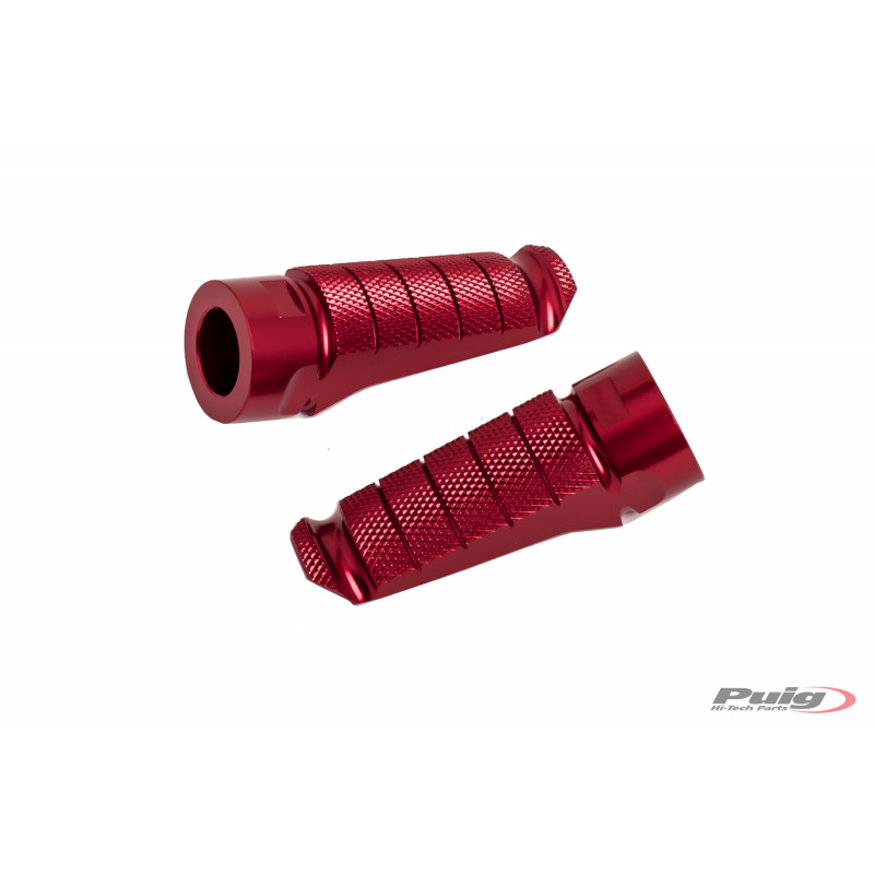 PUIG Racing Footpegs Red