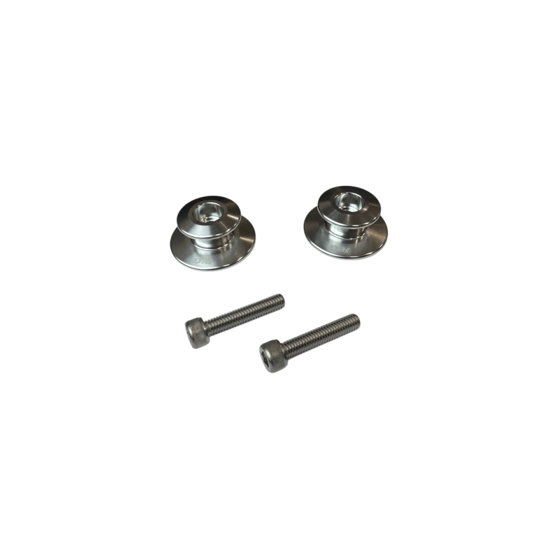 R&G M6 Elevation Paddock Stand Bobbins Silver