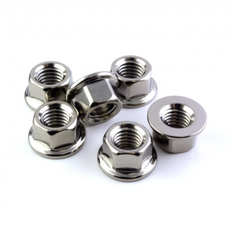 R&G Titanium Sprocket Nuts M10X1.25 (5-piece set)