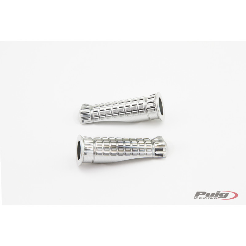 PUIG R-Fighter Footpegs Silver