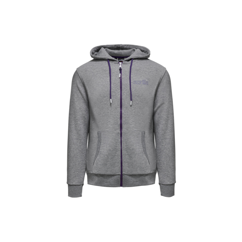 APRILIA HOODIE - APRILIA RACING LIFESTYLE GREY LARGE