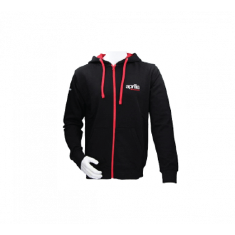 APRILIA RACING HOODIE BLACK SMALL