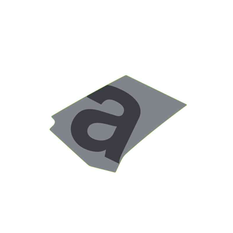 RH fairing decal "A" Portimao Grey [PG]