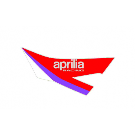 RH Fuel tank decal "aprilia racing"