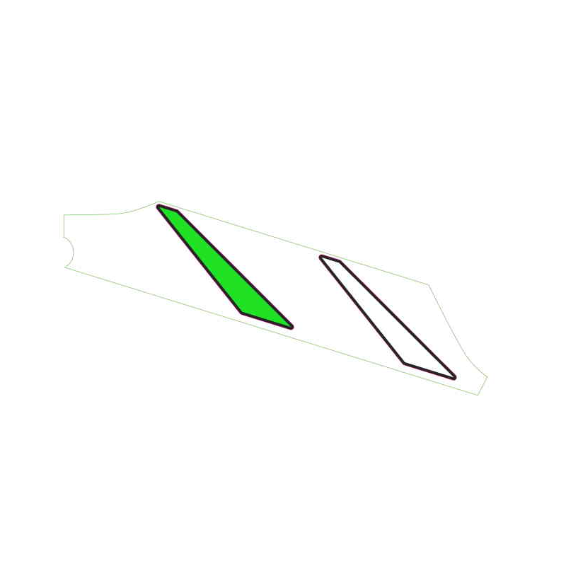 RH lower fairing decal, Italy