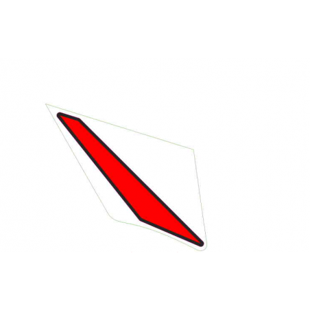 RH fairing chin spoiler decal