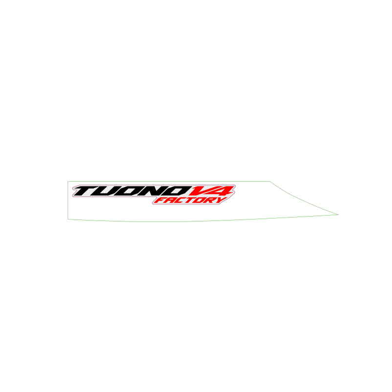RH rear fairing decal "tuono"