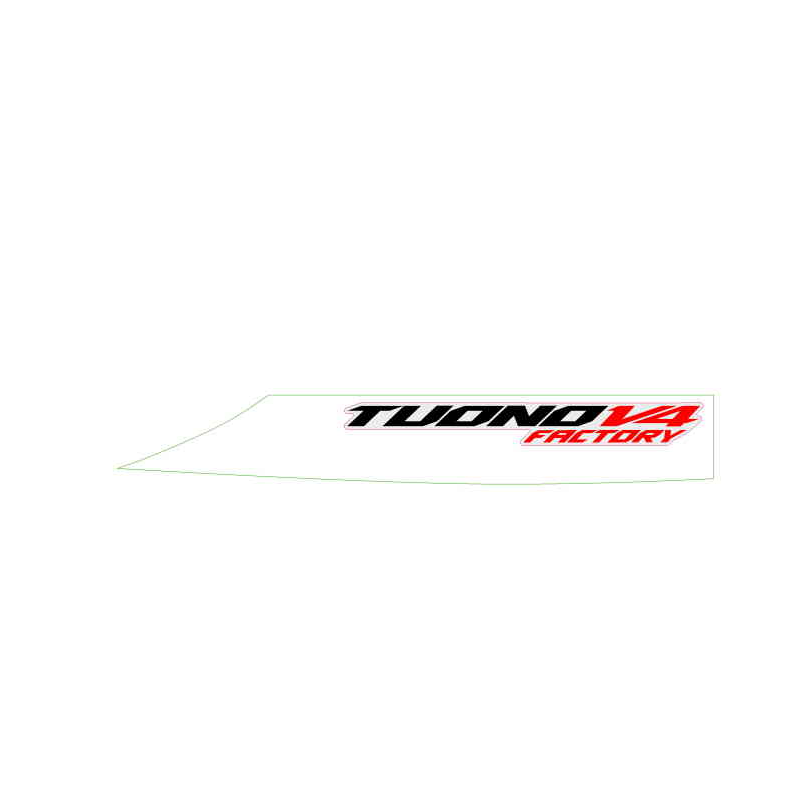 LH rear fairing decal "tuono"