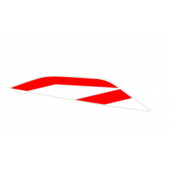 LH side fairing strip decal