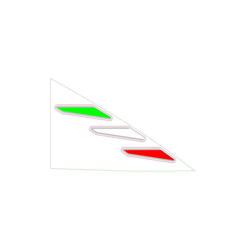 RH Front fairing decal "italia"