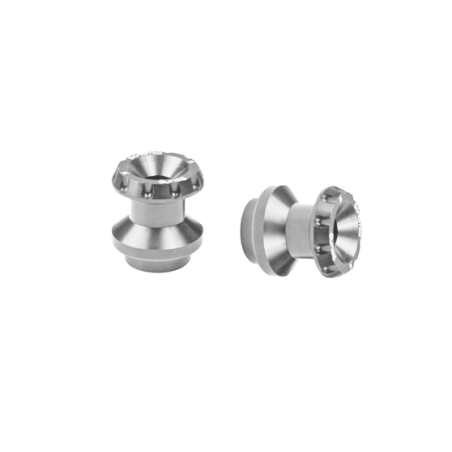 BONAMICI Aluminum swing arms spools classic 6 mm - SILVER